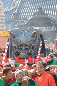 遍照院節分会厄除大祭の写真