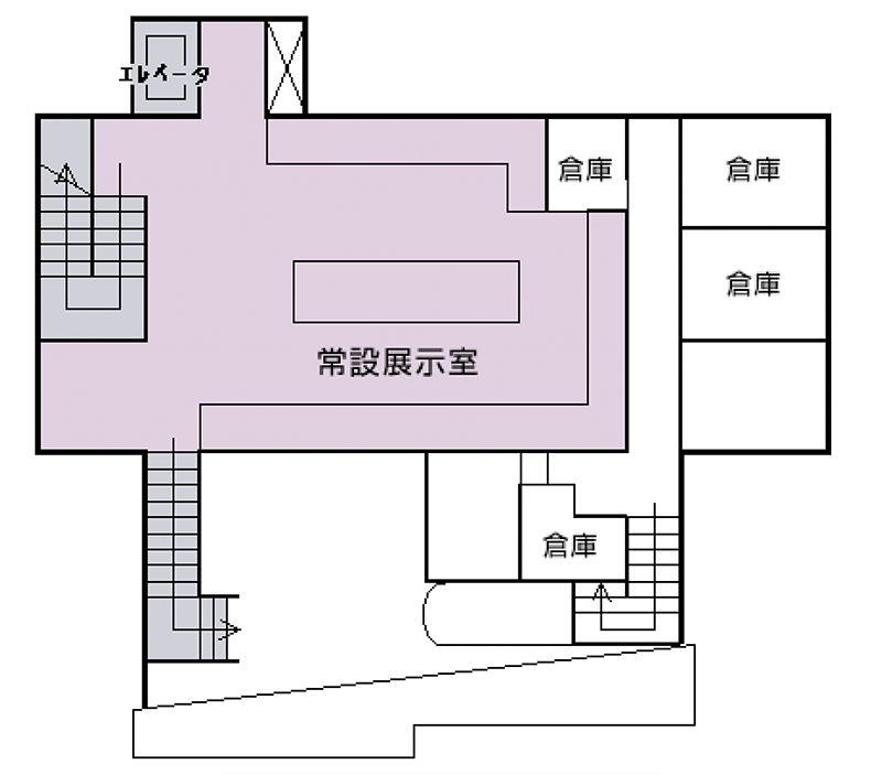 2階のフロアマップ