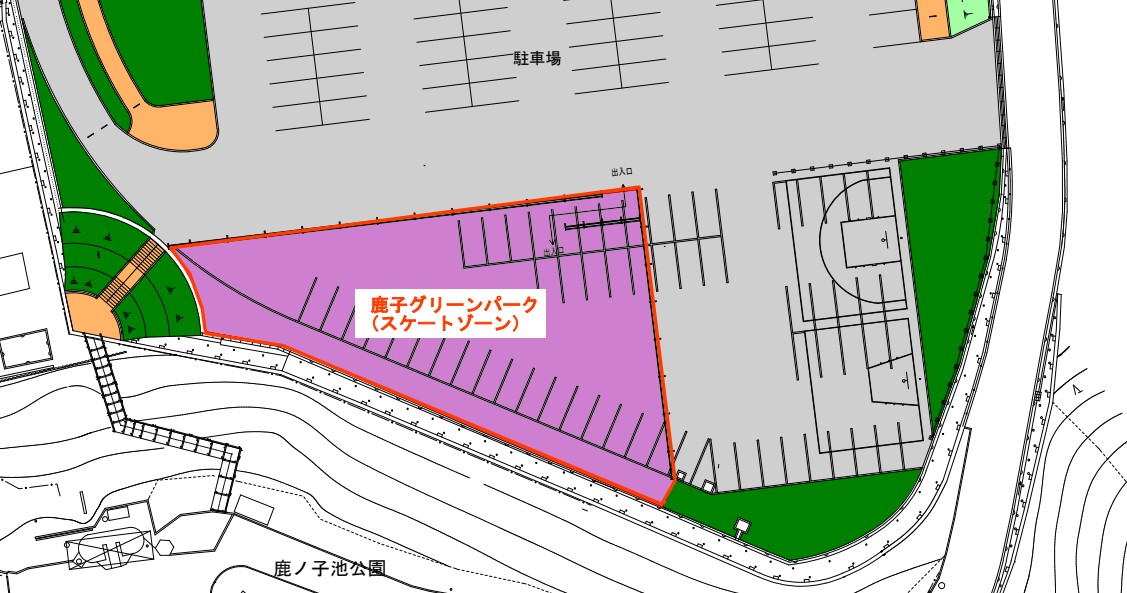 スケートゾーンの場所