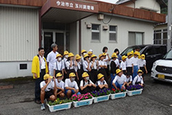 九和小学校　出発式の写真2