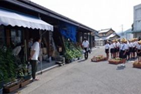 菊間小学校　出発式の写真2