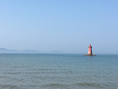 唐子浜赤灯台の写真
