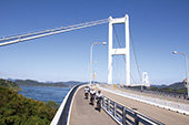 サイクリング/来島海峡大橋の写真