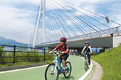 サイクリング/多々羅大橋の写真