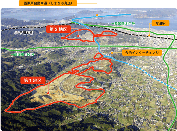 事業の位置の画像