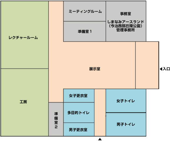 学習棟の間取り図