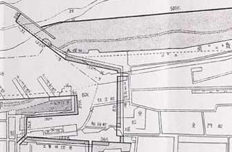 今治港修築平面図の一部の画像