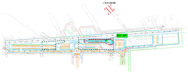 「いまばり海の駅」は第2桟橋にあります