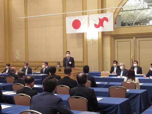 令和3年度今治商工会議所通常議員総会表彰式の写真 1