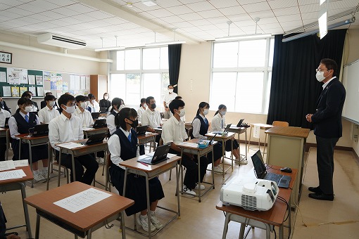 地域未来チャレンジ塾大三島校開校式の写真 1