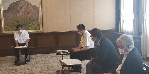 緊急渇水対策　知事・関係市町長会議の写真 1