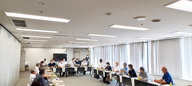 今治市障がい者団体連合会との意見交換会の写真 1