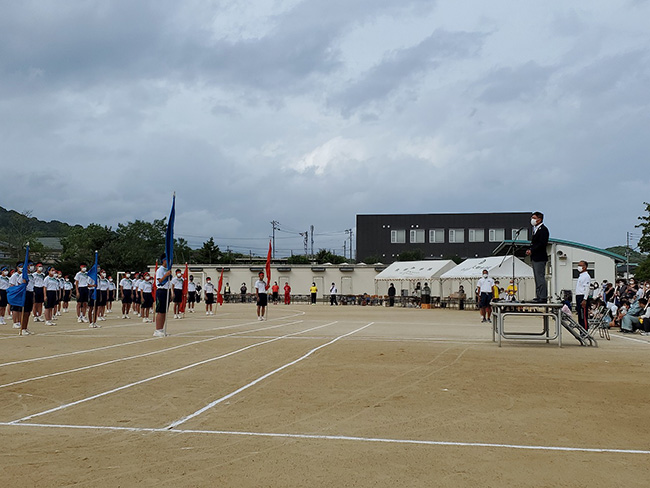 北郷中学校運動会の写真 1