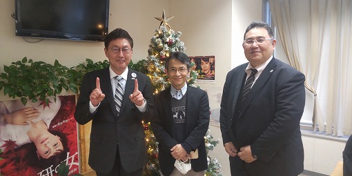 宝島社柳編集長訪問の写真 1