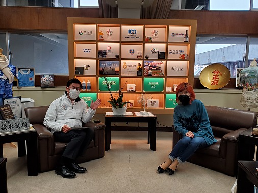 株式会社ミュージックバード　ラジオパーソナリティ岡野美和子氏面会の写真 1