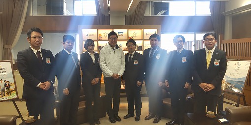 JC市長表敬訪問の写真 1