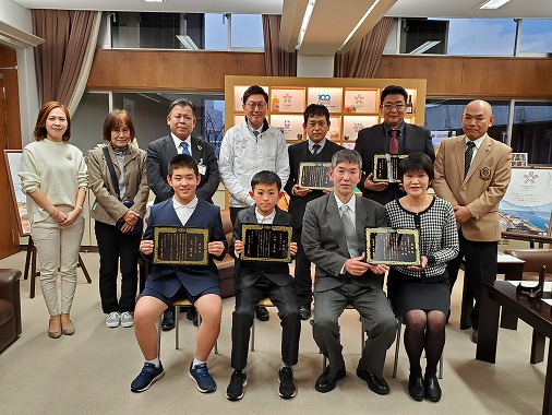 スポーツ賞表彰式の写真 1