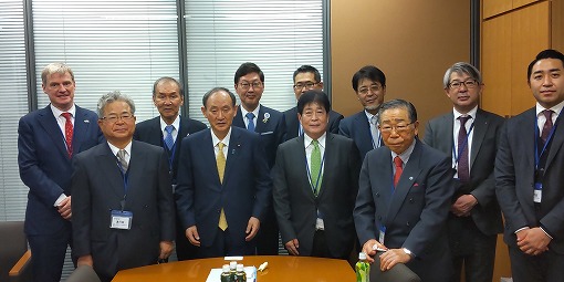 バリシップPR活動「菅義偉衆議院議員」の写真 1