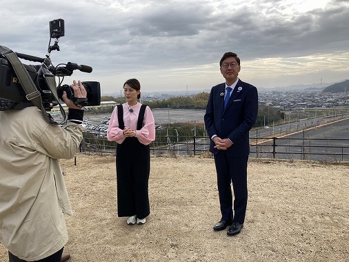 市政広報番組収録（来年度に向けて）の写真 1