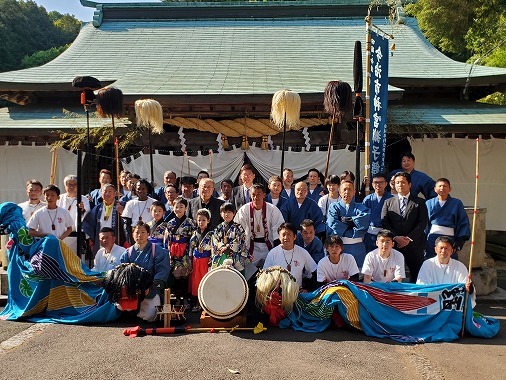 神宮野間神社継ぎ獅子の写真 1
