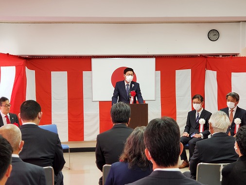 大井造船作業場感謝記念式典の写真 1