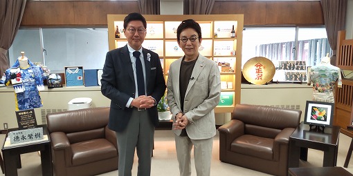 古舘伊知郎氏対談収録の写真 1