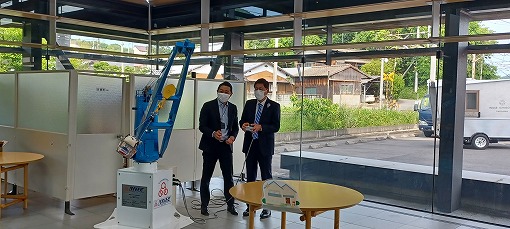 バリシップ真鍋造機波止浜工場見学の写真 1