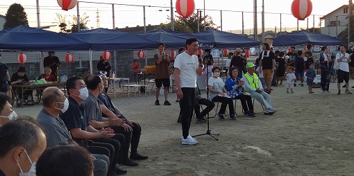 富田地区盆踊り大会の写真 1