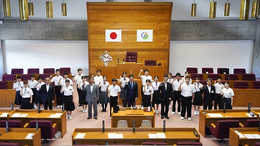中学生議会の写真 1