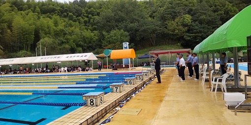 瀬戸内海沿岸小・中学生水泳大会の写真 1
