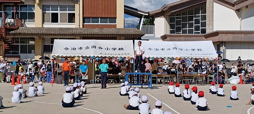 国分小学校運動会の写真 1