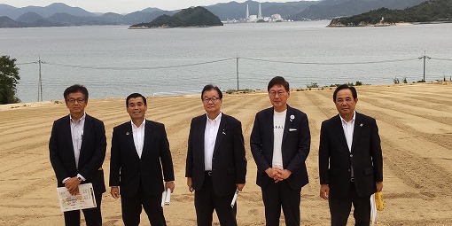 上浦地区園地視察の写真 1