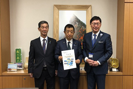 井原巧衆議員議員要望（瀬戸内しまなみ海道における現行料金水準の維持）の写真 1