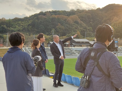 市政広報番組年末特番収録の写真 2
