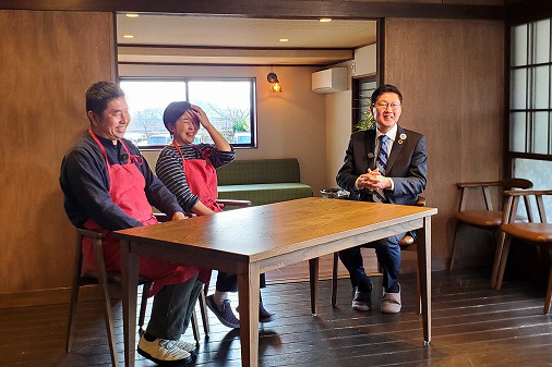 市政広報番組収録（住みたい田舎ランキングNo1）の写真 1