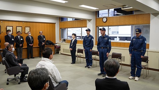 能登半島地震災害派遣職員激励会の写真 1