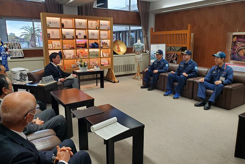 能登半島地震災害派遣職員激励会の写真 1