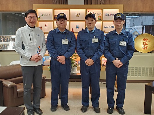 能登半島地震被災地派遣職員激励式の写真 1
