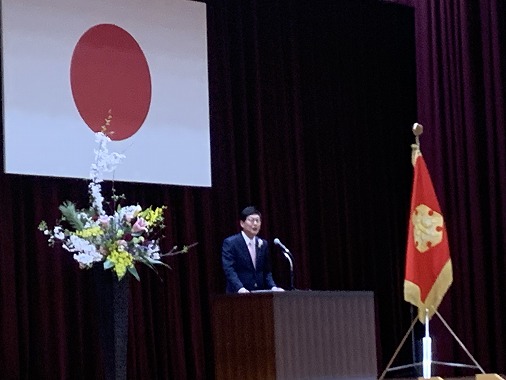 今治西高等学校入学式の写真 1