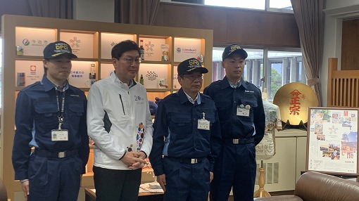 被災地支援激励式の写真 1