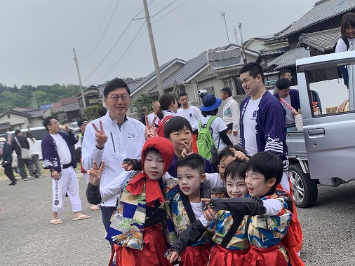 九王海岸　春の大祭の写真 1