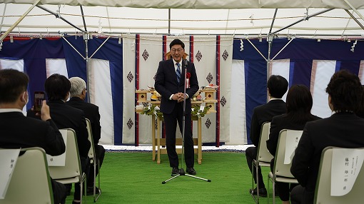瀬戸内海病院　起工式の写真 2