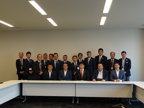 愛媛県選出国会議員　全体要望の写真 1