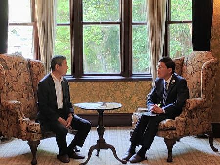 呉市長とのトップミーティングの写真 1