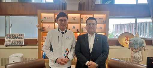 秋田県仙北市長　表敬訪問の写真 1