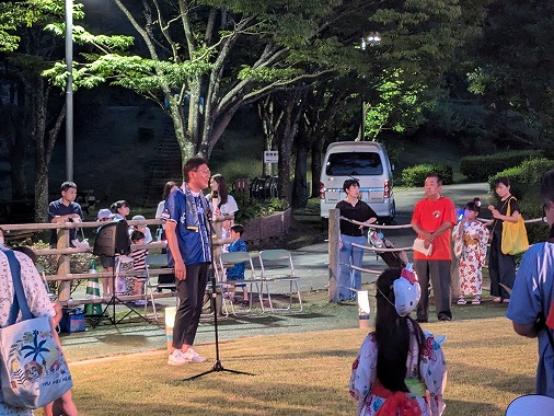 乃万地区盆踊り大会の写真 1