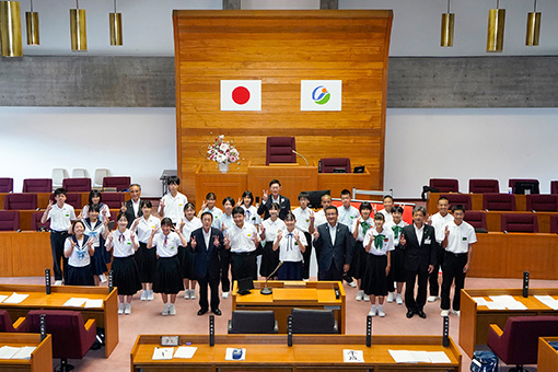 今治市中学生議会の写真 1
