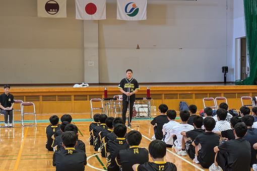 太田市・今治市スポーツ交流事業交流試合開会式の写真 1