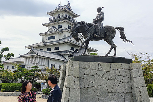 市政広報番組（今治みらい発掘隊）の収録の写真 1