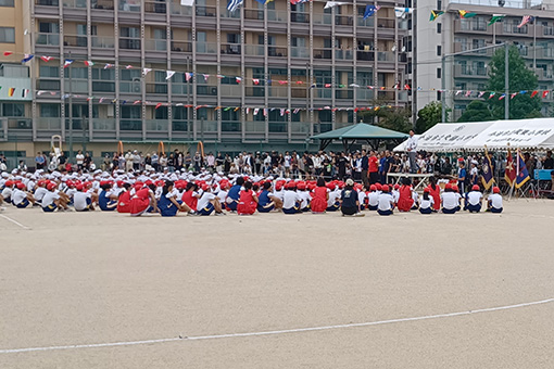 第10回吹揚小学校・岡村小学校運動会の写真 1